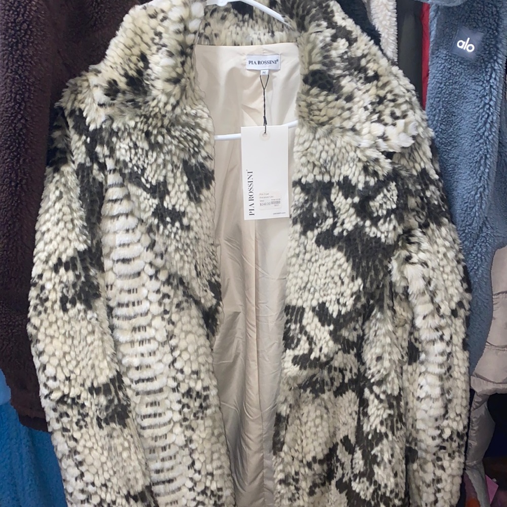 Pia Rossini coat anaconda medium